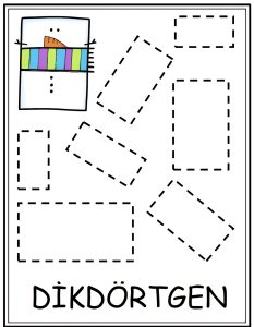okul öncesi dikdörtgen etkinlikleri