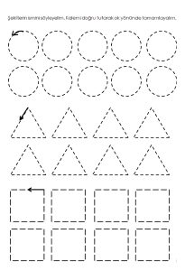 okul öncesi üçgen etkinlikleri